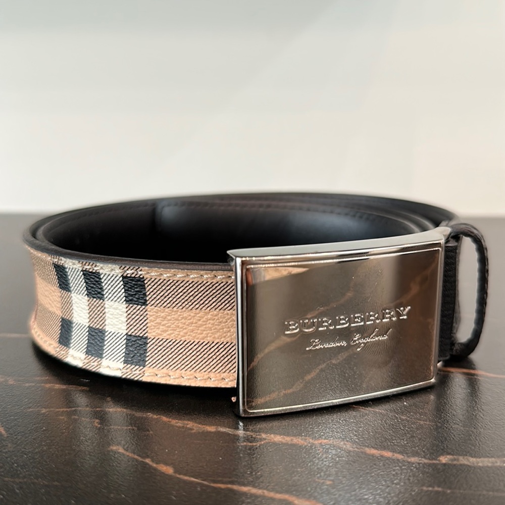 BURBERRY AUTHENTIC MENS BELT SIZE 38 / 95 excellent condition classic